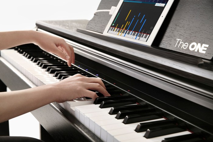 one primer piano digital inteligente smart playing games