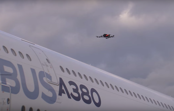 airbus utilizara drones para inspeccionar sus aviones captura de pantalla 2016 07 18 a las 12 40 24