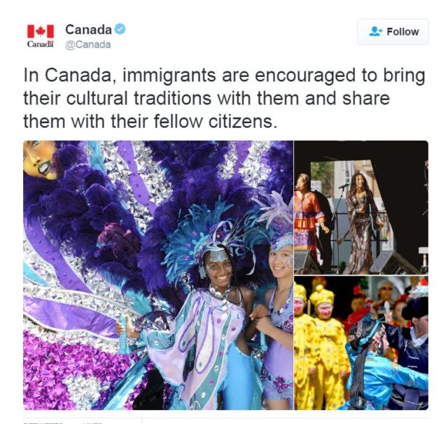 canada tweeter bienvenida inmigrantes 0000