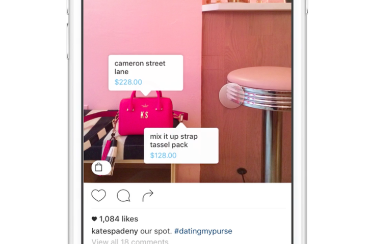 instagram lanza funcion realizar compras kate 20spade 20instagram 20shopping 0