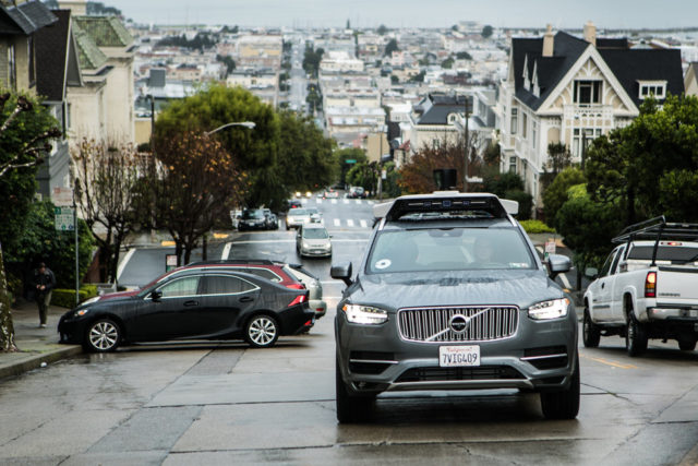 uber volvo prueban autos sin conductor launches self driving pilot in san francisco with car 2 970x647 c