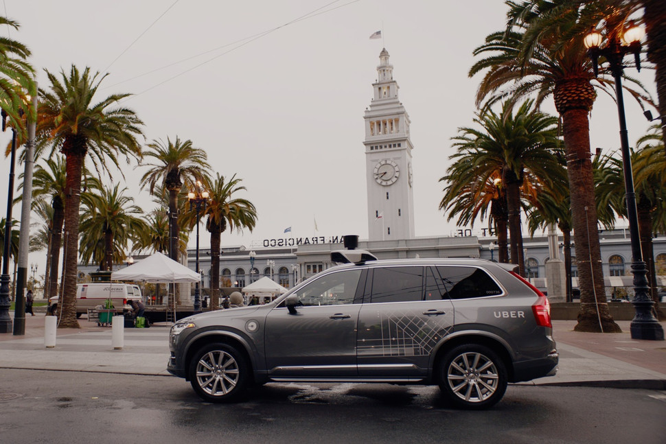 uber volvo prueban autos sin conductor launches self driving pilot in san francisco with car 4 970x647 c