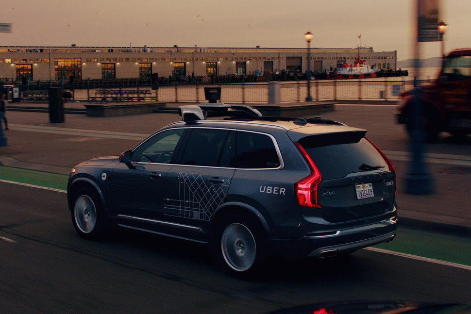 uber volvo prueban autos sin conductor launches self driving pilot in san francisco with car 6 970x647 c