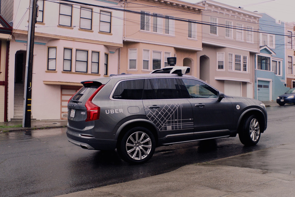uber volvo prueban autos sin conductor launches self driving pilot in san francisco with car 7 970x647 c