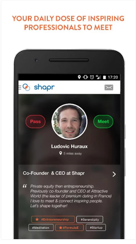shapr aplicacion negocios contactos sin titulo