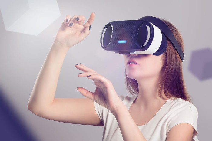 dispositivo en realidad virtual