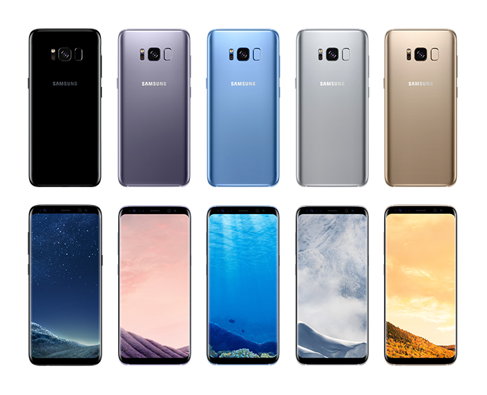 samsung galaxy microsoft edition s8 product colors back font 705