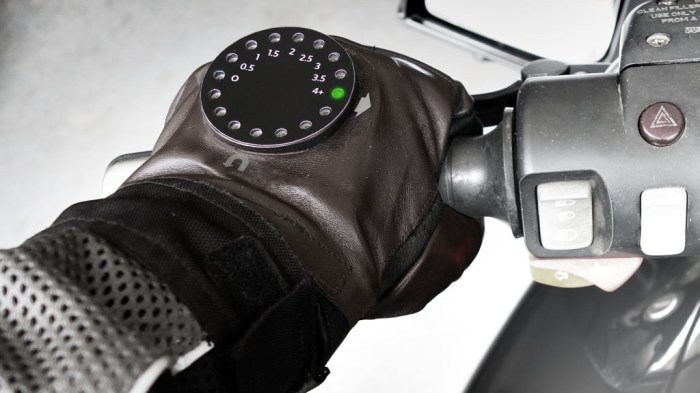 turnpoint guante inteligente motociclistas biker glove