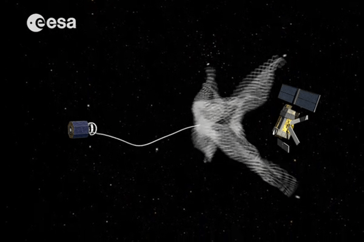 basura espacial escombros video concept for future deorbit mission