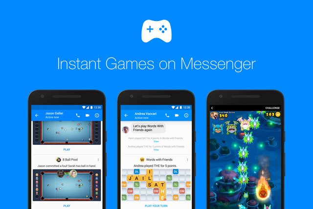 messeger instant games facebook bots messenger