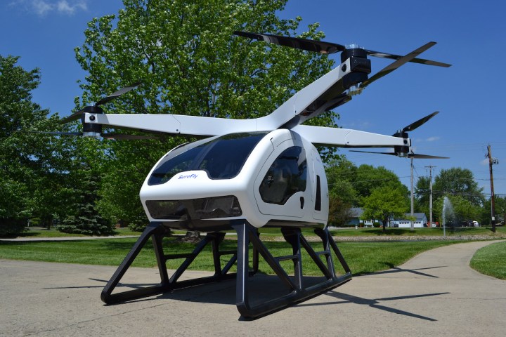 surefly workhorse dron aerotaxi head
