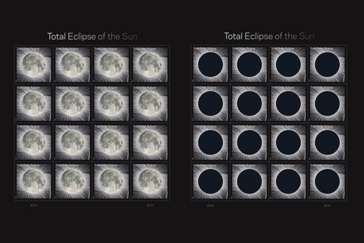 total eclipse estampillas