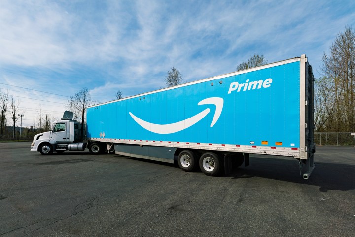 amazon prime trailer truck