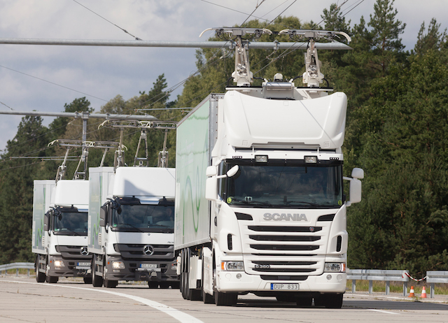siemens camiones carreteras electrificadas und scania forschen gemeinsam am elektrifizierten stra  eng terverkehr and are con