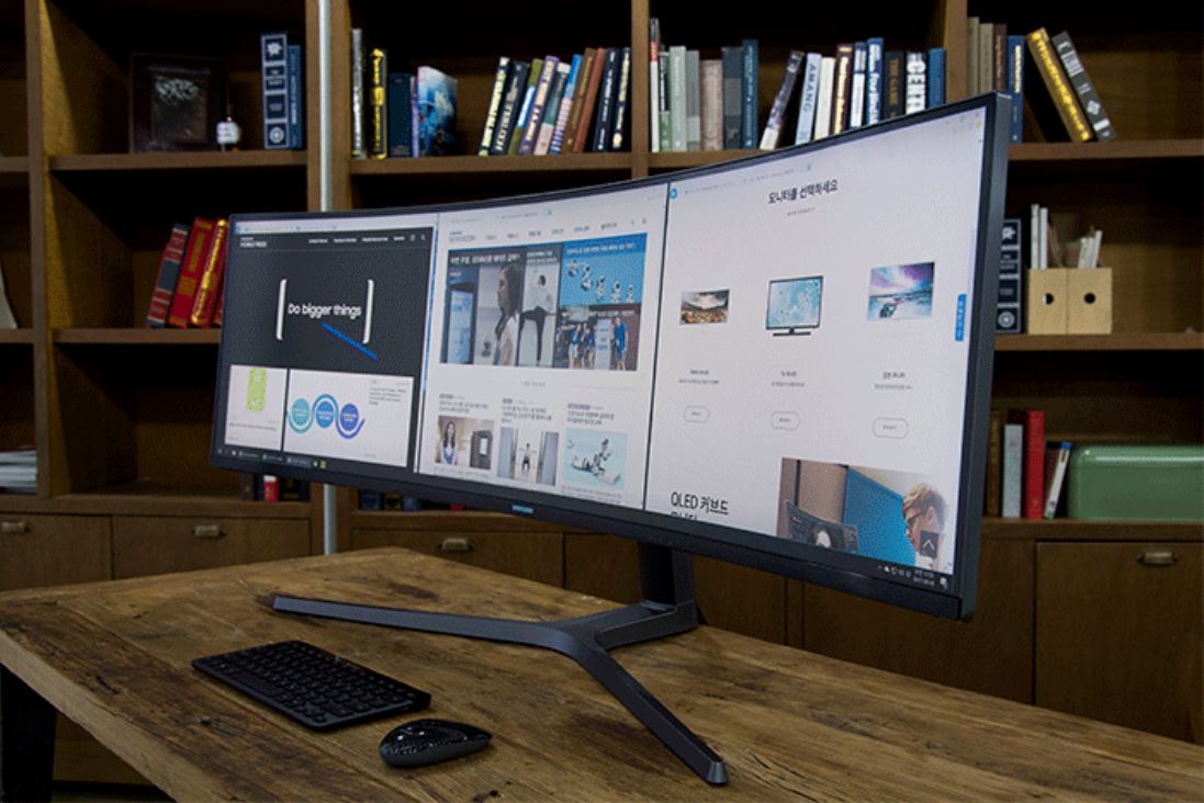 Samsung lanza el monitor panorámico y curvo más grande del mundo
