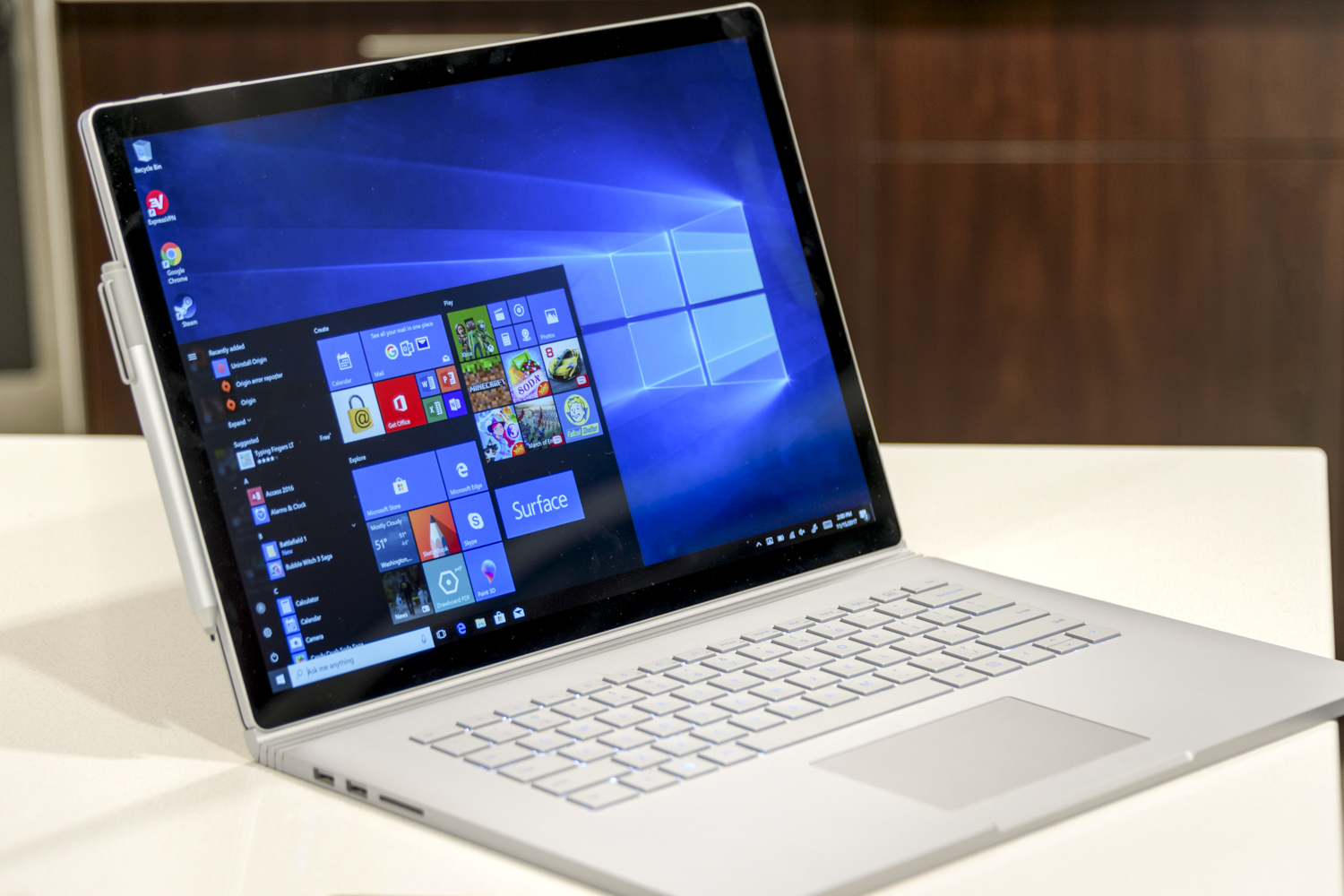 check surface book 2 windows 10 pro download