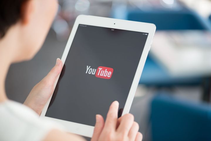 YouTube en tableta