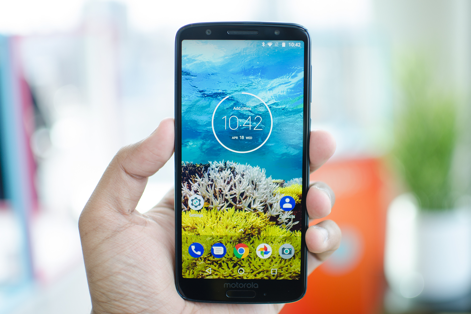 El moto g6 outlet plus tiene carga inalambrica