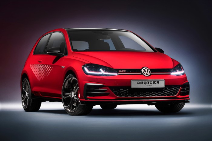 volkswagen golf gti tcr concepto feat