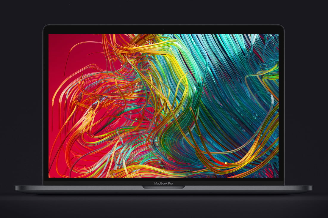 apple macbook pro 2018 new colorful wallpaper
