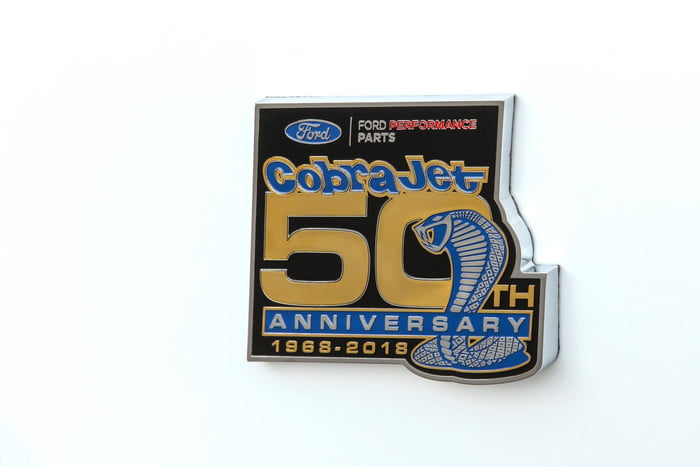 ford mustang cobra jet 2018 50th anniversary badge 700x467 c