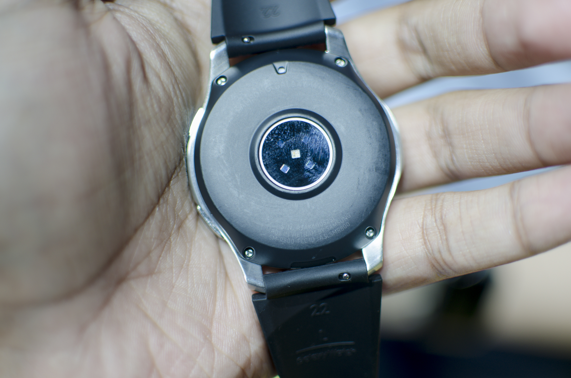 Imagen posterior del Galaxy Watch