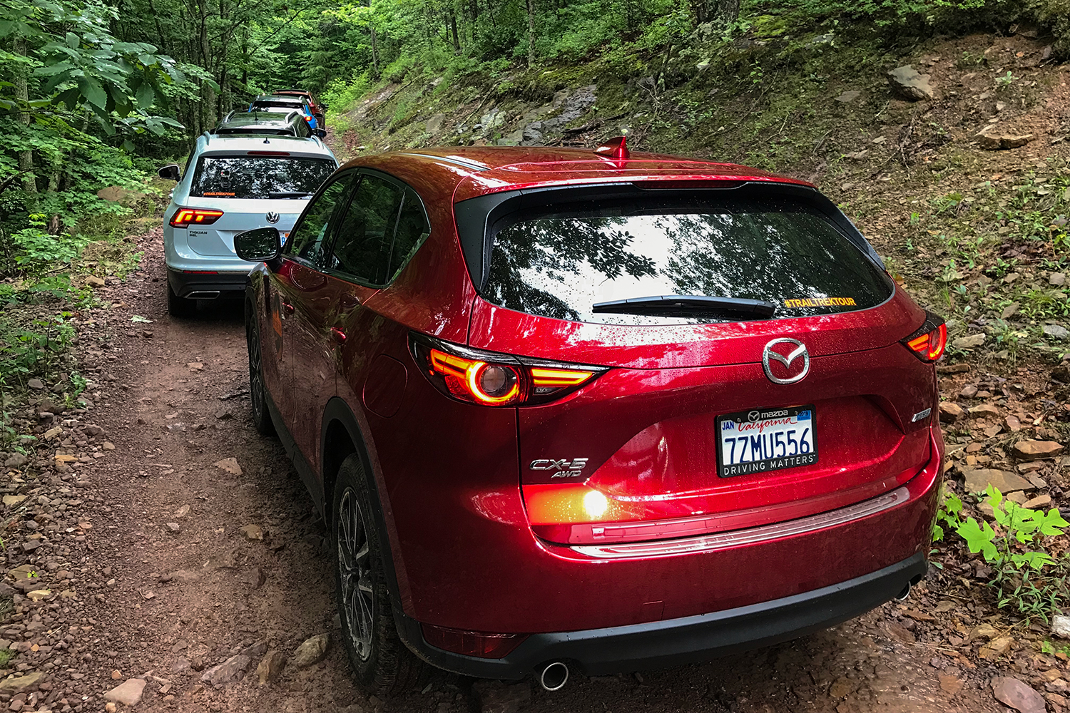 crossover test prueba off road trail trek tour honda mazda cx 5 group 720x720