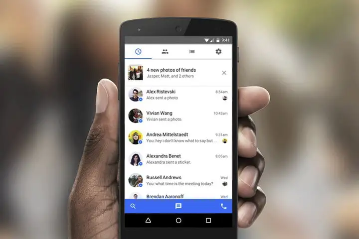 cómo borrar mensajes en Facebook Messenger