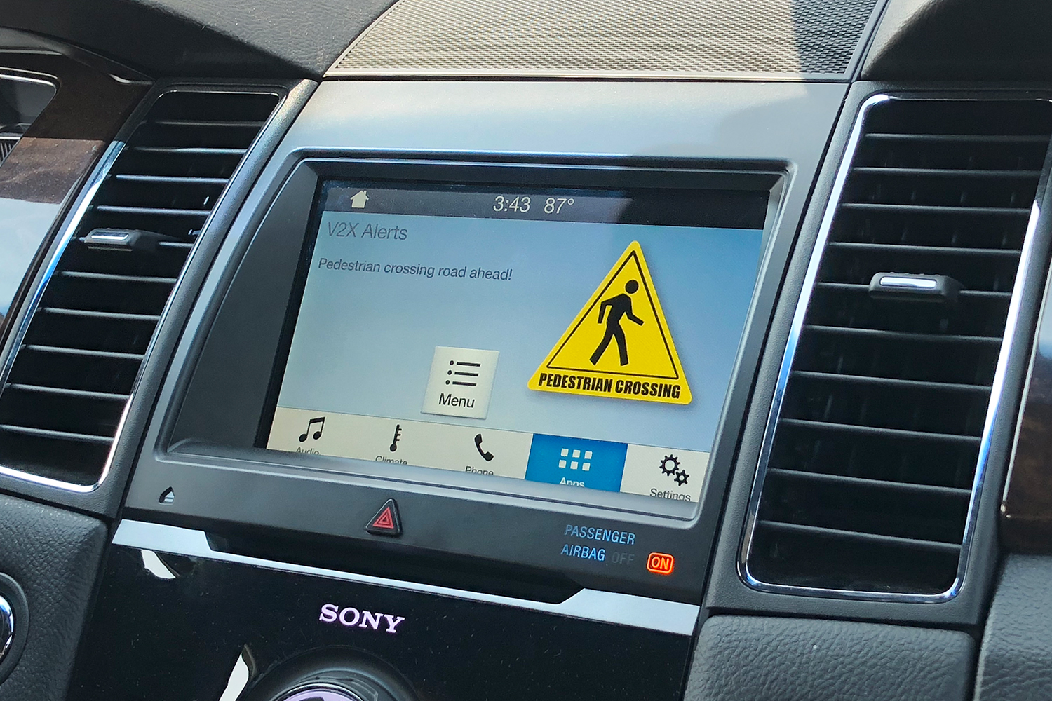 autos v2x panasonic ford denver screen pedestrian 720x720