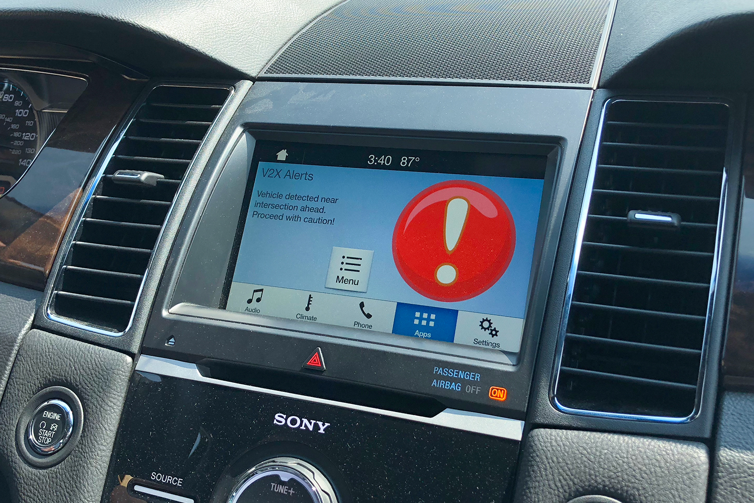 autos v2x panasonic ford denver screen vehicle detected 720x720