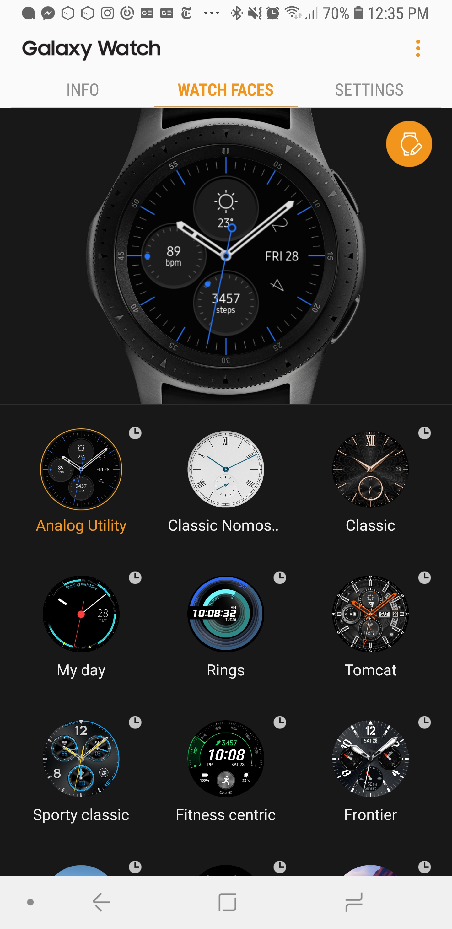 revision samsung galaxy watch app screen watchface 1200x9999