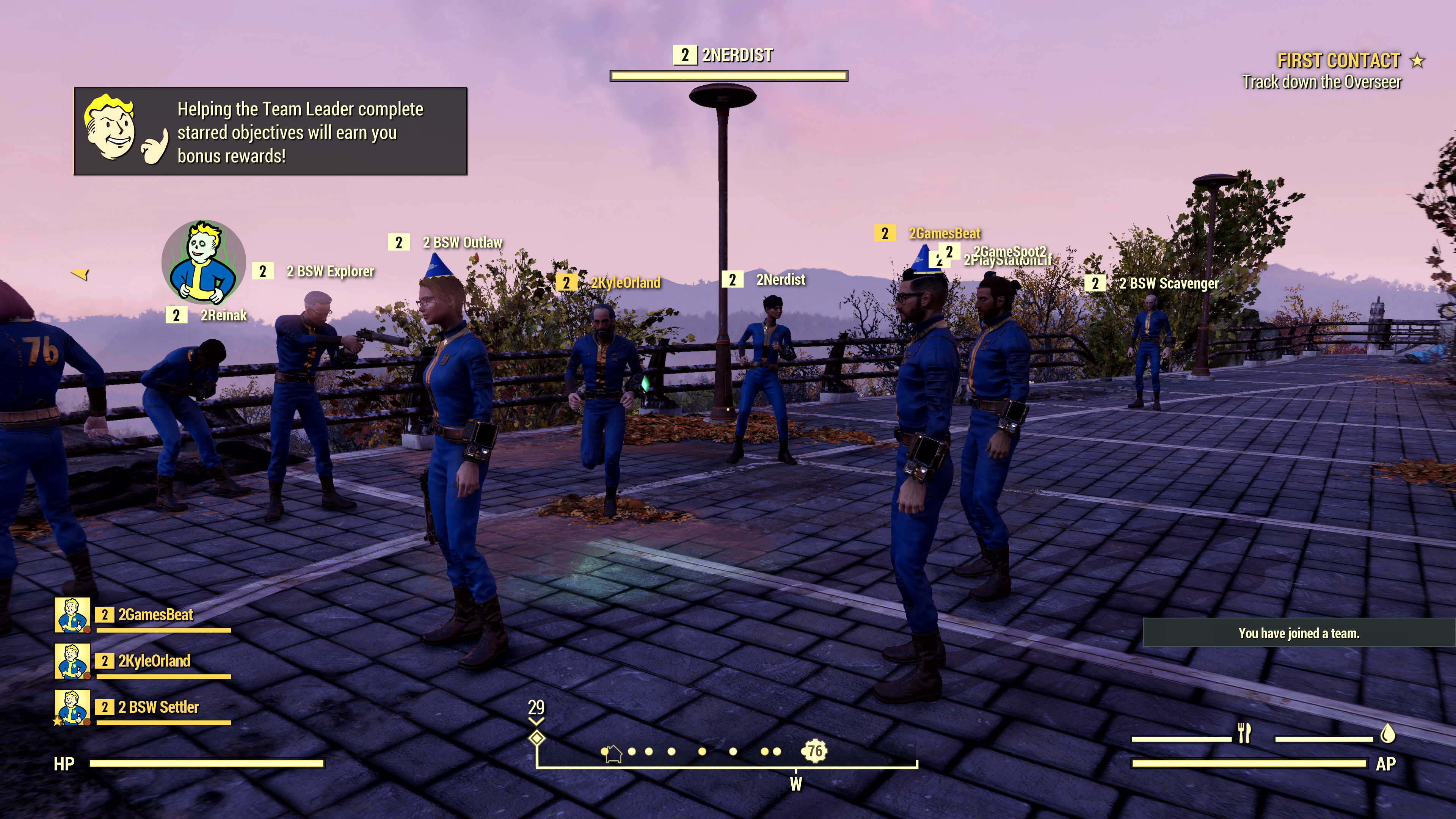 jugamos fallout 76 hands on vault dwellers and teams
