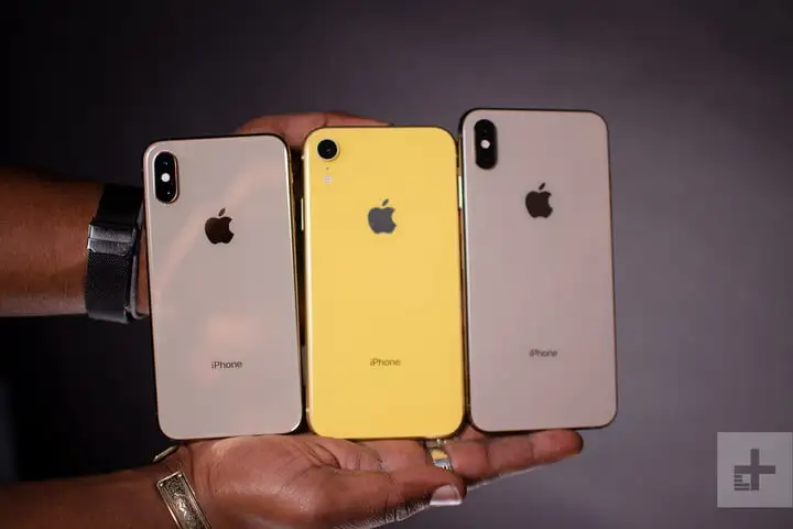 comparativa del iPhone XS, XS Max y XR