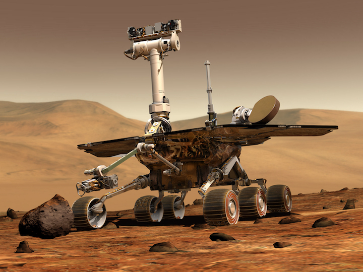 Rover Opportunity en Marte para conocer todas las misiones al planeta Marte