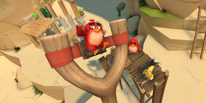 juego angry birds ar isle of pigs realidad aumentada feat