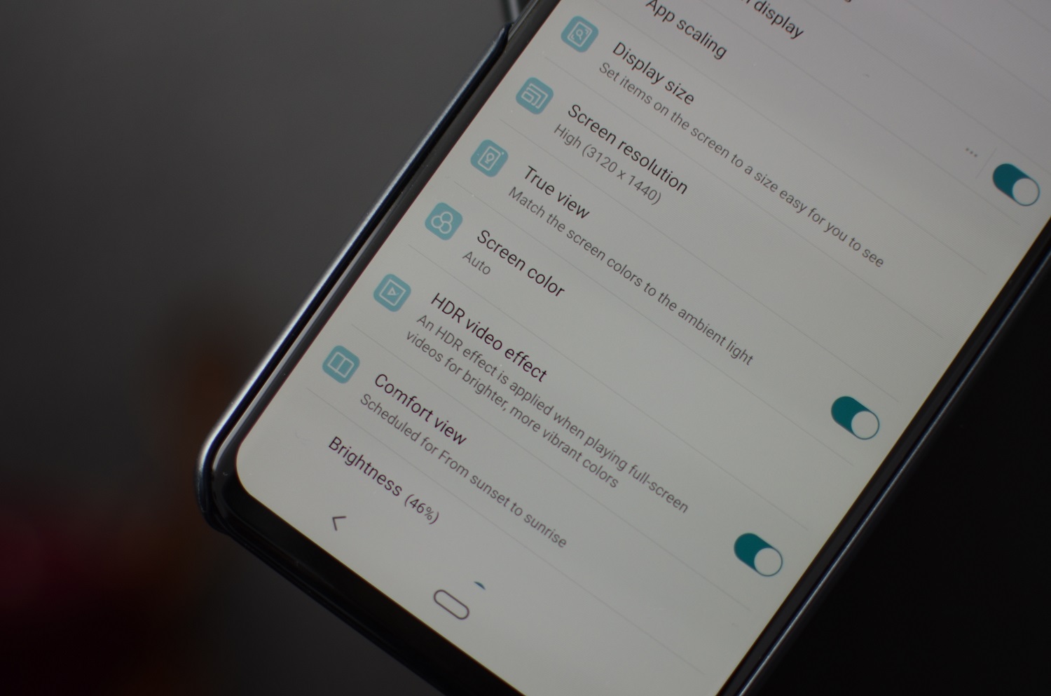 Configurar el LG G8 ThinQ | Activar True View