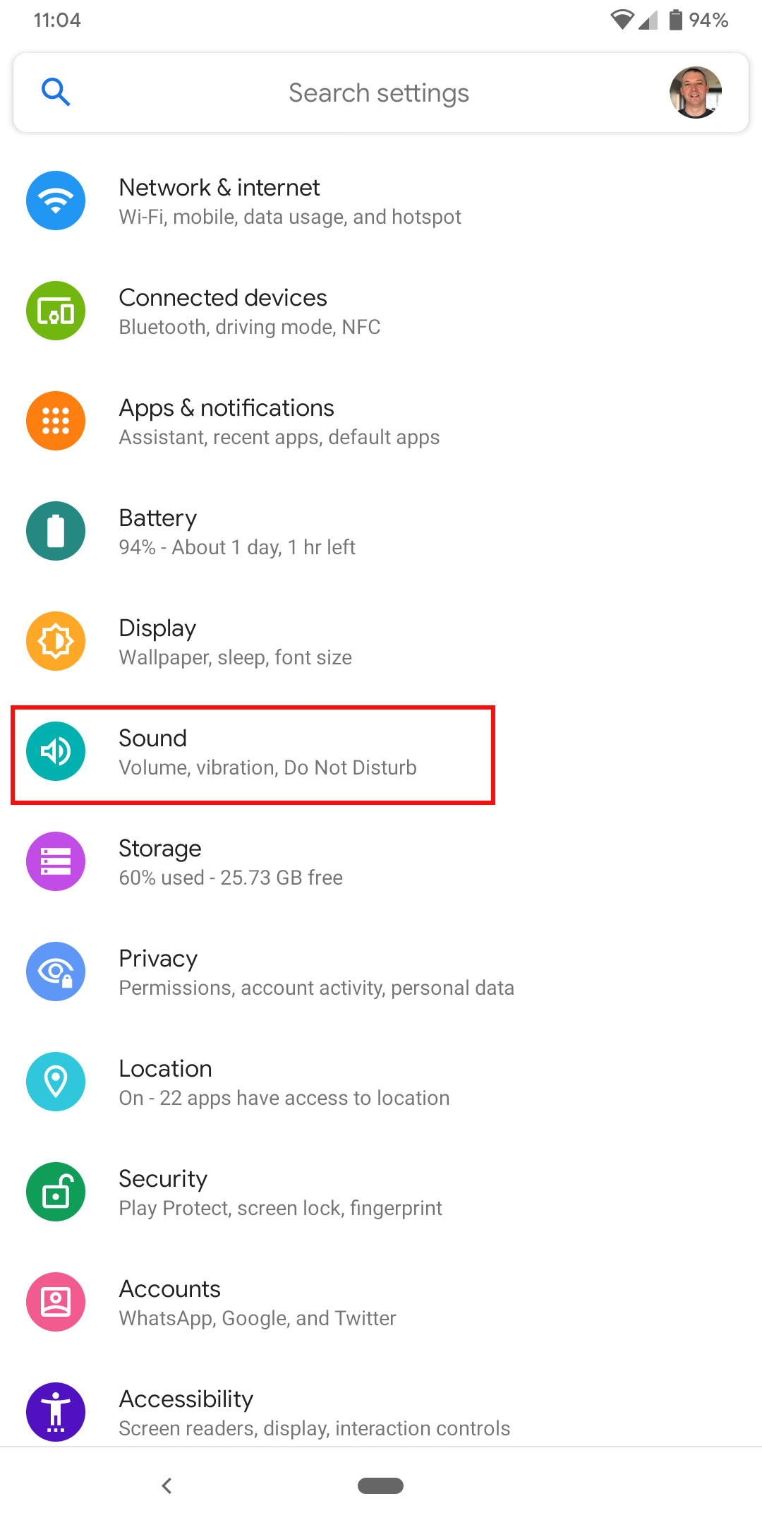 activar now playing en el pixel 1 200x200