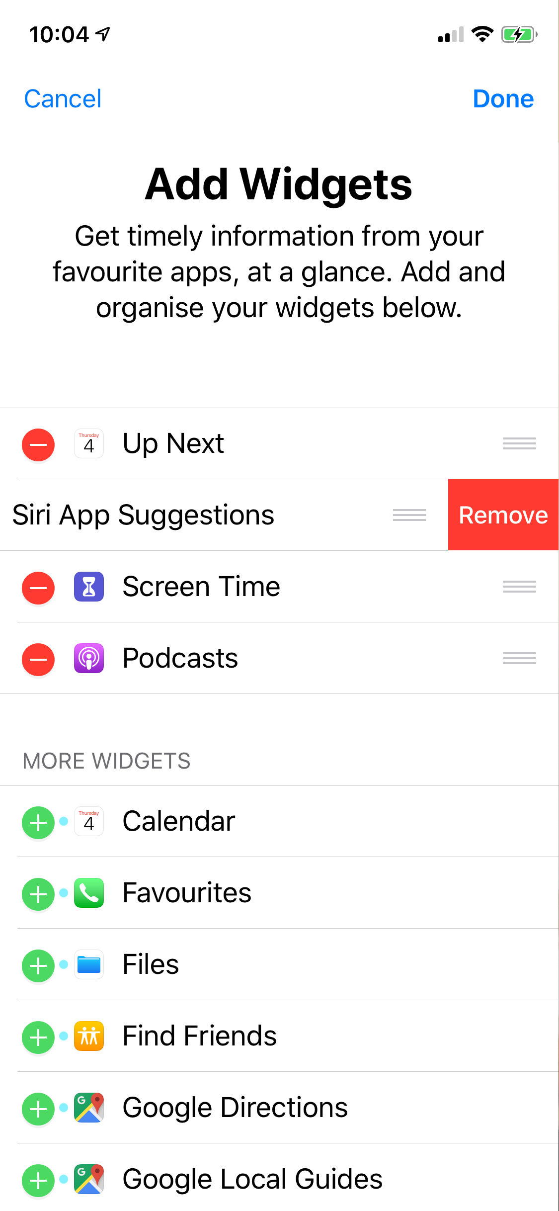 como desactivar siri iphone ipad turn off suggestions widget 3 1125x2436