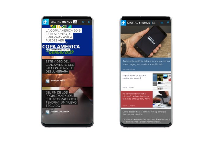 rediseno pagina digital trends en espanol 3d views of generic white smartphone
