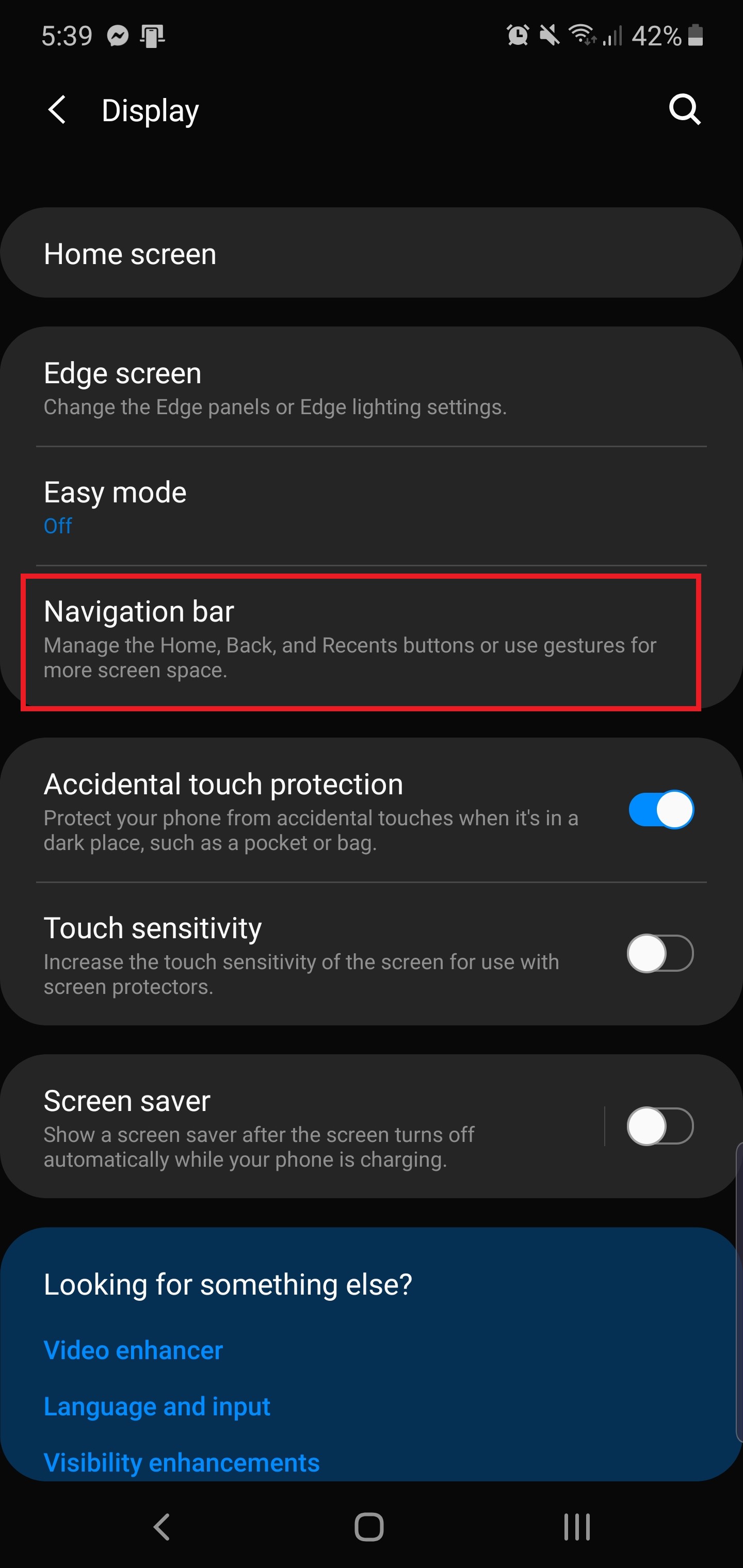 configuraciones para cambiar en galaxy note 10 y plus navigation bar 222x222