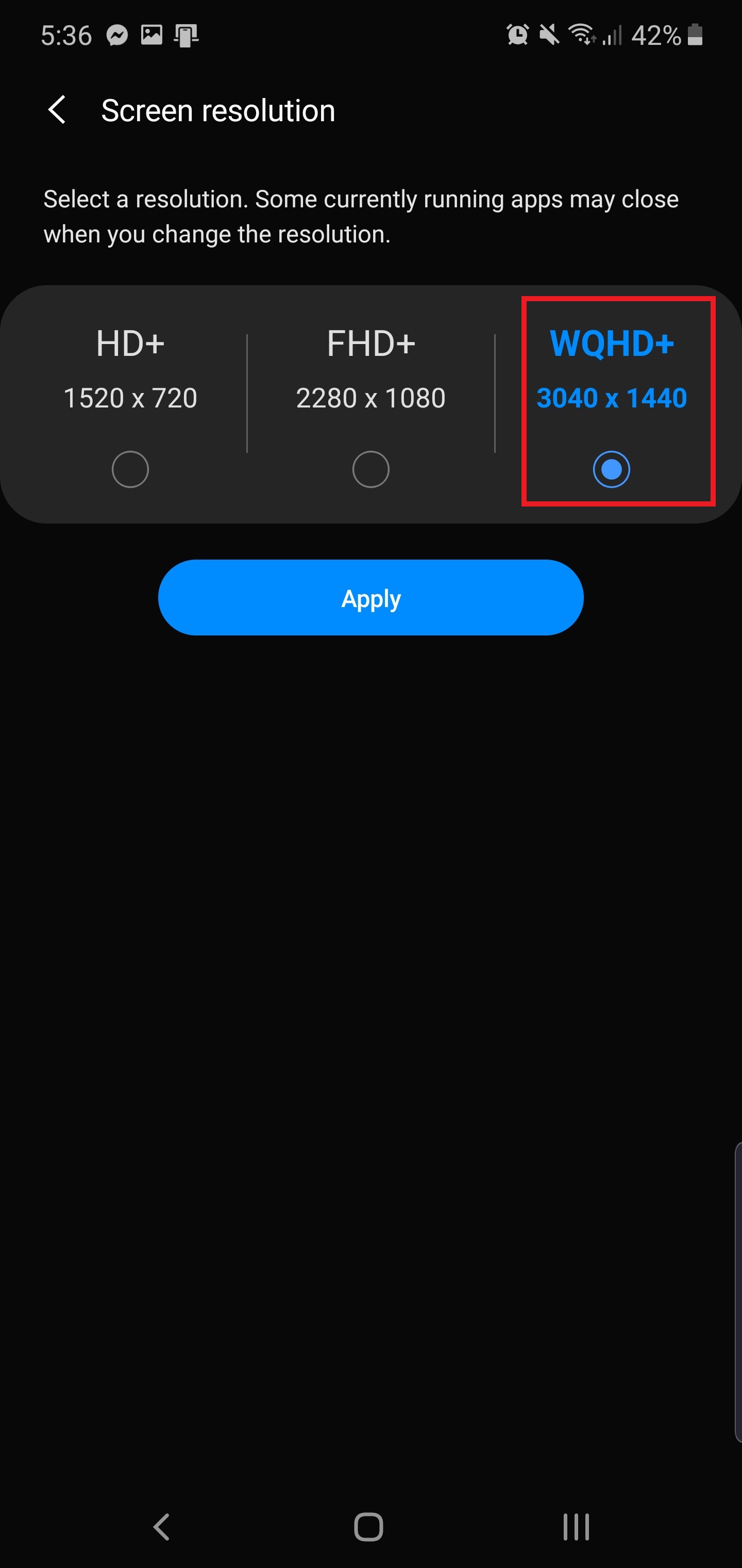configuraciones para cambiar en galaxy note 10 y plus wqhd 222x222