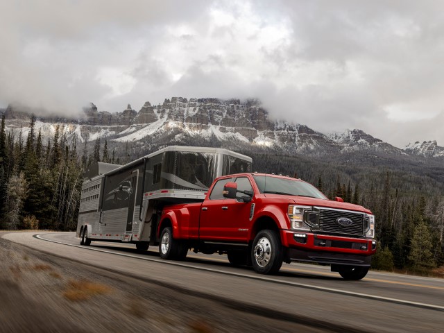 ford f series super duty 2020 450 red 21