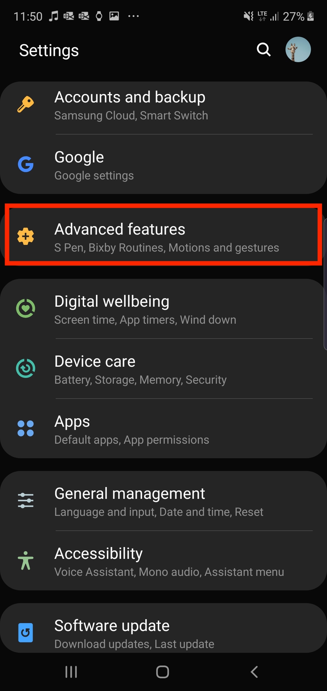 trucos para el Samsung Galaxy Note 10