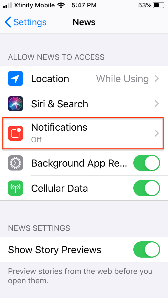 permisos a una app en iphone more info1 640x1136