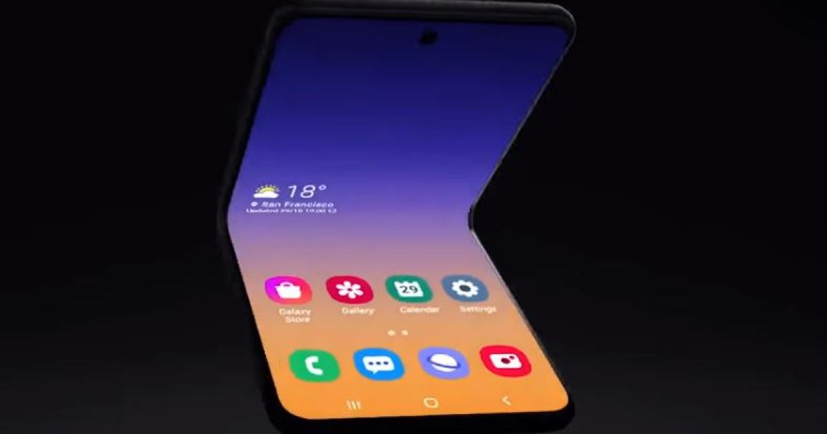 Samsung presenta el móvil plegable