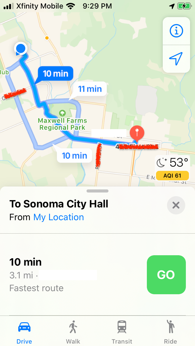apple maps favorites5400 640x1136