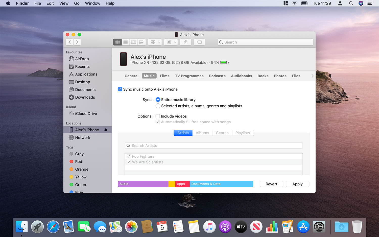 Paso 3: importar música sin iTunes en MacOS Catalina