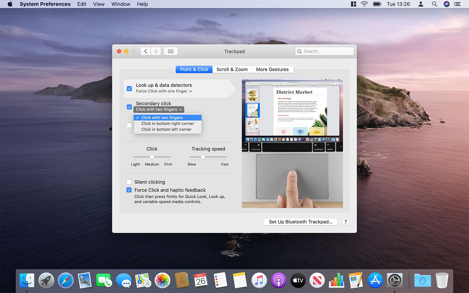 Cómo personalizar los gestos