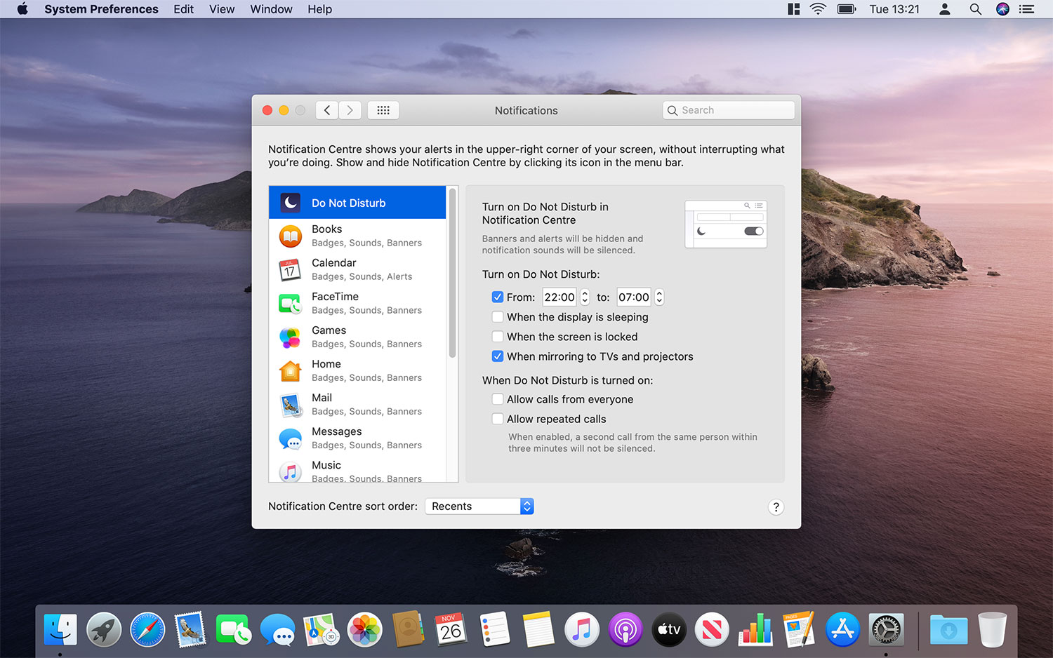 Cómo cambiar la configuración de notificaciones en una MacBook Pro