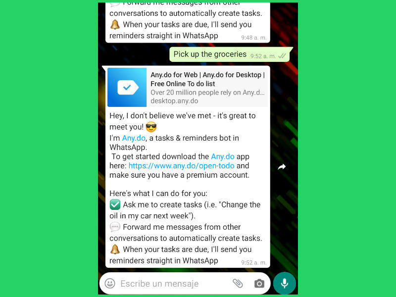 Te Explicamos Cómo Crear Recordatorios Y Tareas En Whatsapp Digital Trends Español 4717